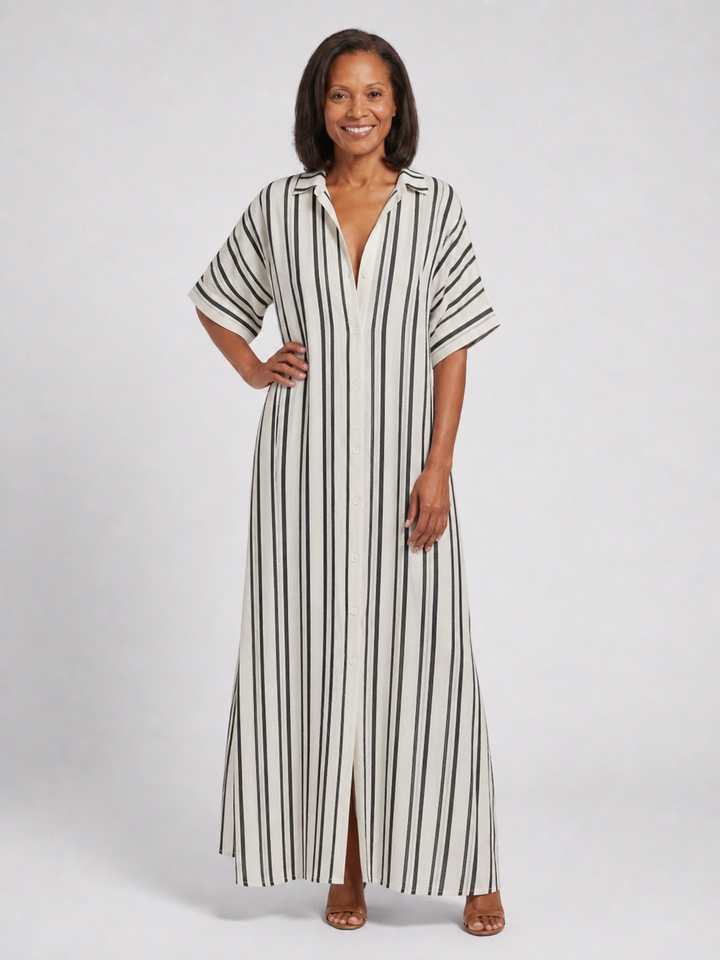 Nara | Entspanntes Midi-Kleid