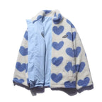 Reversible jacket with hearts