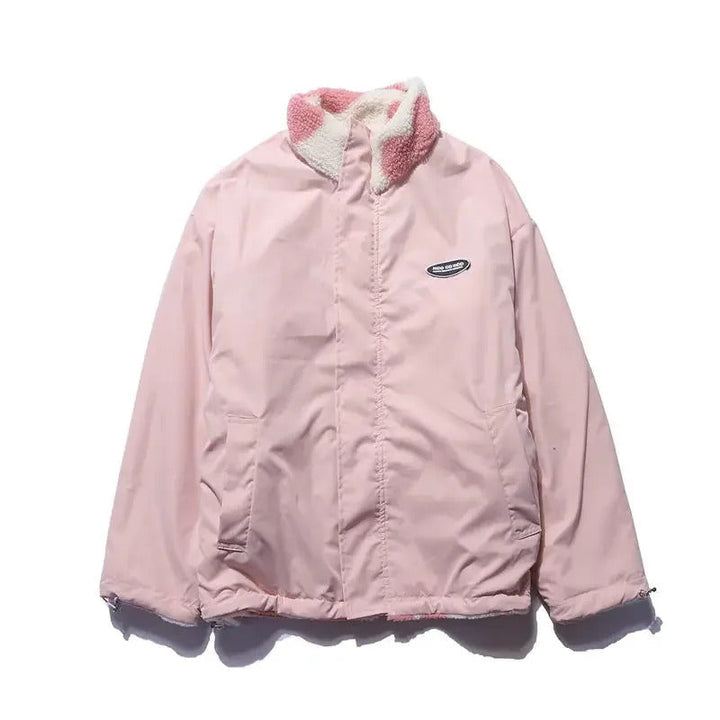 Wendbare Jacke mit Herzchen