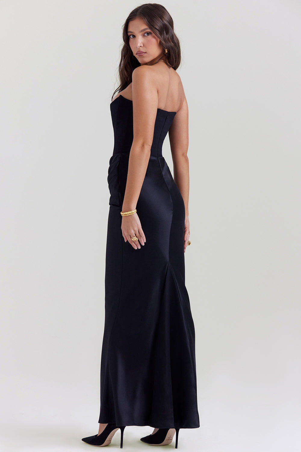 Strapless corset dress