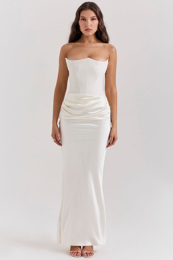 Trägerloses Korsettkleid