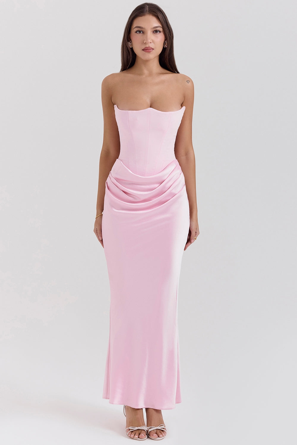 Strapless corset dress