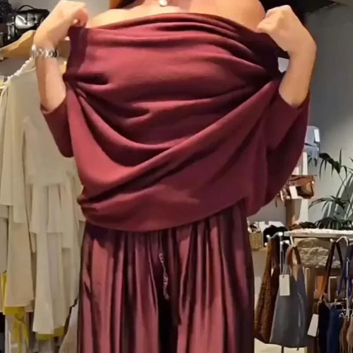 Elegantes Set mit schulterfreien Trägern