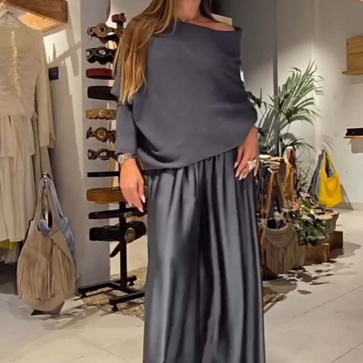 Elegantes Set mit schulterfreien Trägern